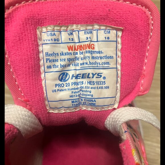 Heelys Pro 20 Skate Shoes Pink Rainbow Unicorn & Emoji in box US Child Sz 13 EUC - Picture 4 of 10